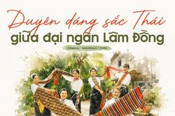 Duyên dáng sắc Thái giữa đại ngàn Lâm Đồng