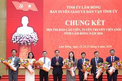 Chung kết Hội thi B&aacute;o c&aacute;o vi&ecirc;n, tuy&ecirc;n truyền vi&ecirc;n giỏi tỉnh L&acirc;m Đồng