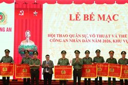 Bế mạc Hội thao Công an nhân dân năm 2026 - Khu vực III tại Lâm Đồng