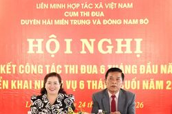 Hội nghị sơ kết Li&ecirc;n minh Hợp t&aacute;c x&atilde; khu vực Duy&ecirc;n hải miền Trung v&agrave; Đ&ocirc;ng Nam bộ