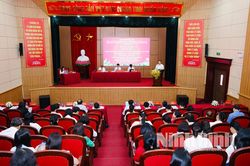 Hội thảo 'Nâng cao năng lực lãnh đạo và sức chiến đấu của đảng bộ cấp xã trong bối cảnh thực hiện mô hình chính quyền địa phương hai cấp và chuyển đổi số'