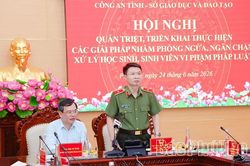 Ph&uacute; Thọ ti&ecirc;n phong tổ chức hội nghị trực tuyến to&agrave;n tỉnh về ph&ograve;ng ngừa vi phạm ph&aacute;p luật trong lứa tuổi học sinh