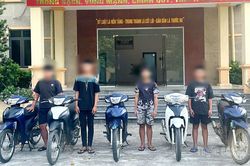 Triệu tập nhóm thiếu niên liên quan nhiều vụ trộm xe mô tô