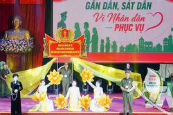 12 đội tranh tài tại Hội thi lực lượng tham gia bảo vệ an ninh, trật tự ở cơ sở