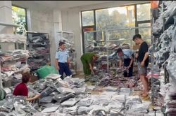 Ph&aacute;t hiện hơn 2.500 sản phẩm quần &aacute;o thời trang nghi giả mạo nh&atilde;n hiệu tại Ninh Hiệp