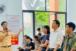 Thái Nguyên: Đào tạo kỹ năng lái xe mô tô, xe gắn máy an toàn tại phường Phổ Yên