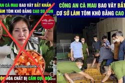 Làm rõ thông tin bịa đặt về tôm khô 'cao su' ở Cà Mau