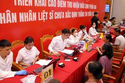 Bộ Công an phát động cao điểm thu nhận mẫu ADN thân nhân liệt sĩ