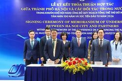 Ký kết hợp tác với 5 ngân hàng, huy động nguồn vốn cho phát triển Thủ đô