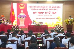 HĐND xã Ứng Hòa quyết nghị chỉ tiêu kinh tế - xã hội 6 tháng cuối năm 2026