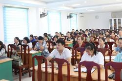 Tập huấn nâng cao năng lực truyền thông y tế cơ sở cho 112 viên chức y tế