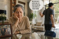 Con trai cả từ chối phụng dưỡng, bảo 'đem nhà cho con út thì để nó nuôi mẹ'