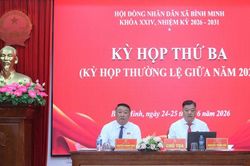 HĐND xã Bình Minh xem xét nhiều nội dung quan trọng tại kỳ họp giữa năm 2026