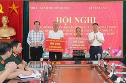Xã Yên Lãng trao hỗ trợ xây nhà tình nghĩa cho gia đình chính sách