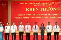 Phường Thanh Liệt sơ kết 1 năm vận h&agrave;nh ch&iacute;nh quyền địa phương hai cấp