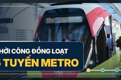 Khởi công đồng loạt 5 tuyến metro: Bước tiến lớn cho giao thông công cộng