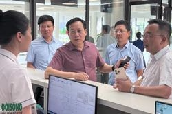 L&atilde;nh đạo Bộ Y tế kiểm tra tiến độ nước r&uacute;t đưa BV Bạch Mai cơ sở Ninh B&igrave;nh v&agrave;o hoạt động