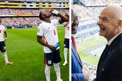 Tranh c&atilde;i việc uống nước giữa chừng tại World Cup 2026, Chủ tịch FIFA l&ecirc;n tiếng