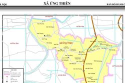 Xã Ứng Thiên chuẩn bị đấu giá 17 lô đất với giá khởi điểm 11,8 triệu đồng/m2