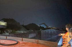 Xử phạt 2 bến vật liệu xây dựng không phép lén lút hoạt động trong đêm