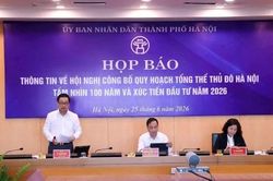 Hà Nội họp báo về công bố quy hoạch tổng thể Thủ đô Hà Nội tầm nhìn 100 năm
