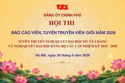 Ng&agrave;y mai, Hội thi B&aacute;o c&aacute;o vi&ecirc;n, Tuy&ecirc;n truyền vi&ecirc;n giỏi Đảng bộ Ch&iacute;nh phủ năm 2026