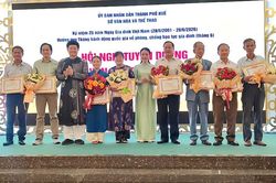 38 gia đình văn hóa tiêu biểu được tôn vinh tại Huế