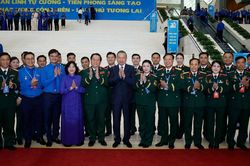 Tổng B&iacute; thư, Chủ tịch nước T&ocirc; L&acirc;m dự Đại hội Đo&agrave;n to&agrave;n quốc lần thứ XIII
