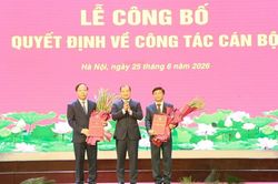 Công bố quyết định bổ nhiệm lại Giám đốc Học viện Báo chí và Tuyên truyền