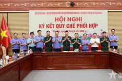 Quân khu 2: Ký kết phối hợp giữa các viện kiểm sát