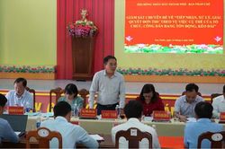 Giám sát việc giải quyết hồ sơ đất đai tồn đọng tại Tam Xuân và Tam Anh