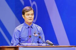 Đồng ch&iacute; B&ugrave;i Quang Huy t&aacute;i đắc cử B&iacute; thư thứ nhất Trung ương Đo&agrave;n