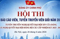 Ng&agrave;y mai diễn ra Hội thi B&aacute;o c&aacute;o vi&ecirc;n, Tuy&ecirc;n truyền vi&ecirc;n giỏi Đảng bộ Ch&iacute;nh phủ năm 2026
