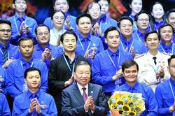 Tổng B&iacute; thư, Chủ tịch nước: 'Mỗi c&aacute;n bộ Đo&agrave;n l&agrave; người truyền cảm hứng, mỗi cơ sở Đo&agrave;n l&agrave; điểm tựa niềm tin'