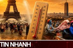TIN NHANH: Chuyên gia phân tích về hiện tượng nắng nóng phá kỷ lục hơn 100 năm ở Pháp