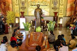Nhà thờ Tắc Sậy trước lễ tuyên phong Chân phước đầu tiên ở Việt Nam