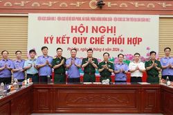 Tăng cường sự phối hợp giữa các VKSQS và VKSND 6 tỉnh thuộc địa bàn Quân khu 2