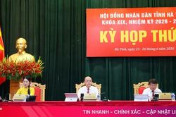 Khai mạc Kỳ họp thường lệ giữa năm HĐND tỉnh H&agrave; Tĩnh kh&oacute;a XIX