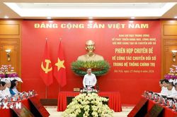 Tổng B&iacute; thư, Chủ tịch nước: Tổng r&agrave; so&aacute;t, l&agrave;m sạch, chuẩn h&oacute;a dữ liệu, kết nối tr&ecirc;n to&agrave;n hệ thống ch&iacute;nh trị