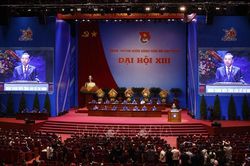 Tổng B&iacute; thư, Chủ tịch nước T&ocirc; L&acirc;m dự Đại hội Đo&agrave;n to&agrave;n quốc lần thứ XIII
