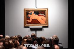 Danh họa Modigliani lập kỷ lục đấu giá mới tại châu Âu