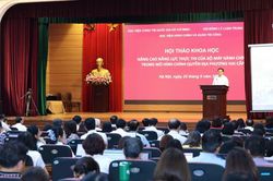 Nâng cao năng lực thực thi của bộ máy hành chính trong mô hình chính quyền địa phương hai cấp