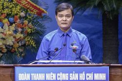 Anh B&ugrave;i Quang Huy t&aacute;i đắc cử B&iacute; thư thứ nhất Trung ương Đo&agrave;n kh&oacute;a XIII