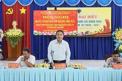Hội nghị Ban Chấp hành Đảng bộ xã Bình Hòa lần thứ 6 (khóa I) mở rộng
