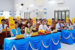HĐND xã Bình Thạnh Đông thống nhất thông qua nghị quyết về việc sắp xếp các ấp trên địa bàn