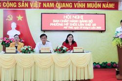 Hội nghị Ban Chấp hành Đảng bộ phường Mỹ Thới (mở rộng) lần thứ 10
