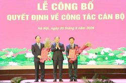 Phó Giáo sư, Tiến sĩ Phạm Minh Sơn được bổ nhiệm lại chức Giám đốc Học viện Báo chí và Tuyên truyền