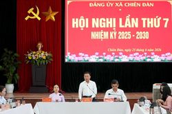 Xã Chiên Đàn thu ngân sách gần 211,4 tỷ đồng trong 6 tháng đầu năm