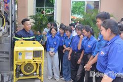 Phường Mỹ Phong: Ra mắt Trung t&acirc;m học tập cộng đồng về ph&ograve;ng ch&aacute;y, chữa ch&aacute;y v&agrave; cứu nạn, cứu hộ