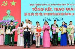 Th&iacute; sinh Nguyễn Ngọc Phương Thảo đạt giải nhất Hội thi B&aacute;o c&aacute;o vi&ecirc;n, tuy&ecirc;n truyền vi&ecirc;n giỏi tỉnh Gia Lai năm 2026